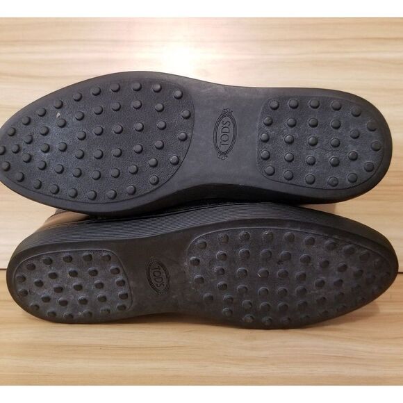 Tod's Leather/Mesh High Top Driving Boots - Picture 5 of 7